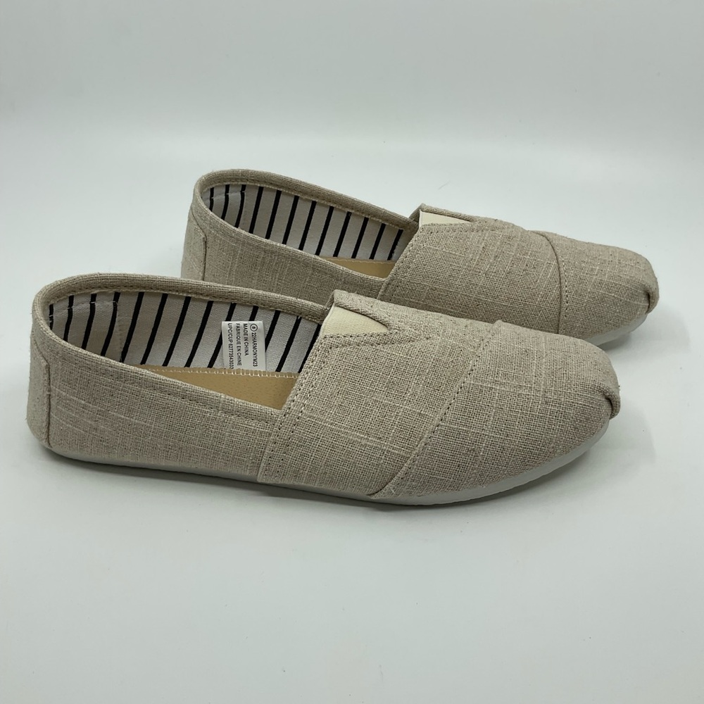 Time and Tru Comfy Canvas Slip-on Flats